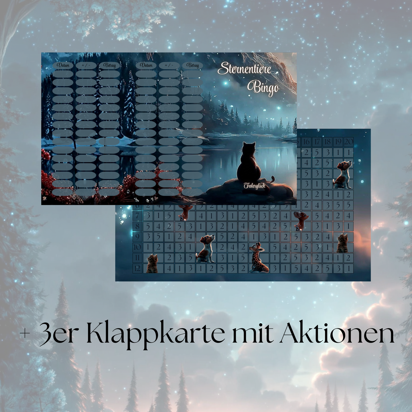 XXL Bingo Sternentiere *matt foliert*