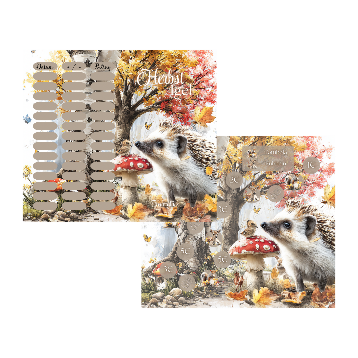 Herbst Igel *matt foliert*