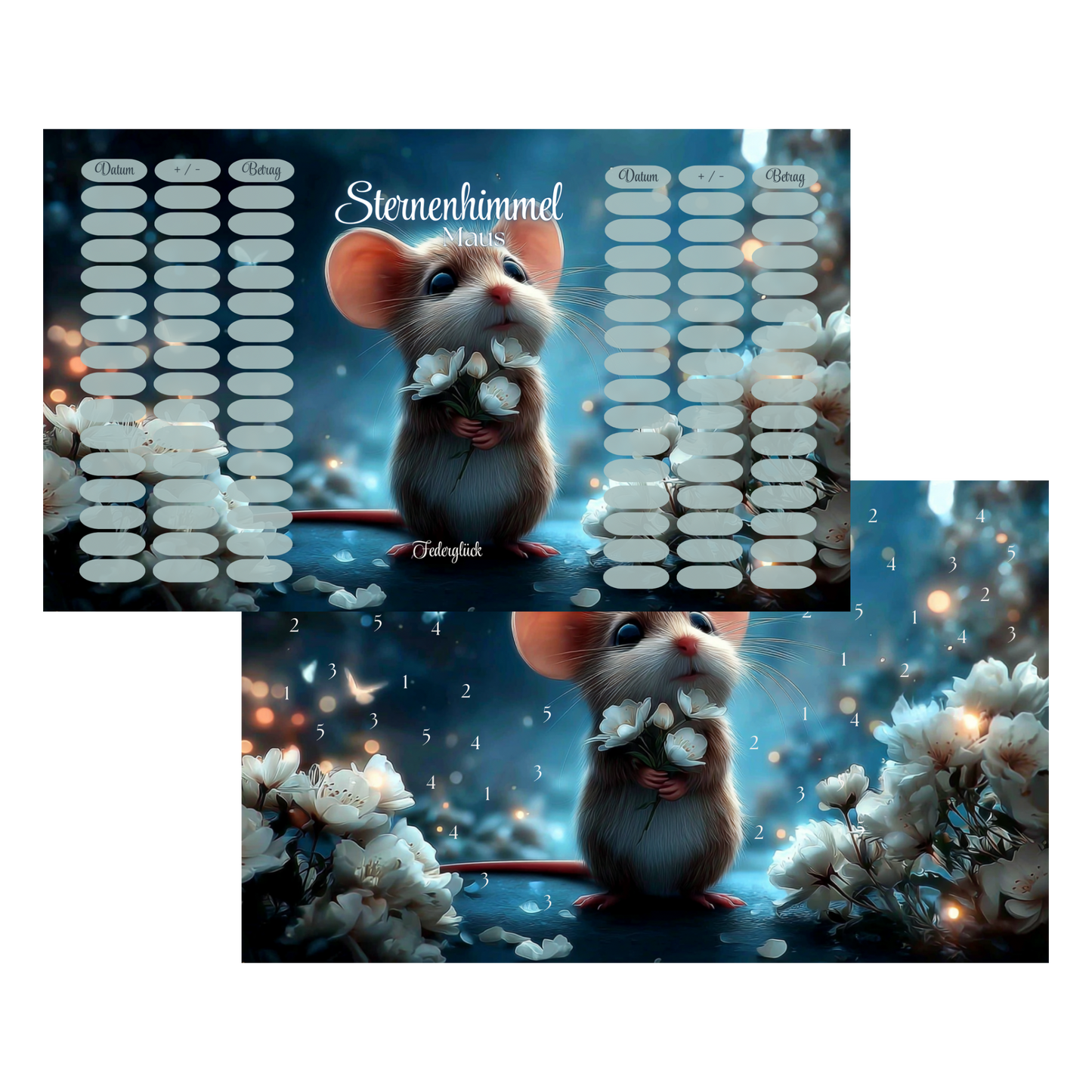 Sternenhimmel Maus *matt foliert*