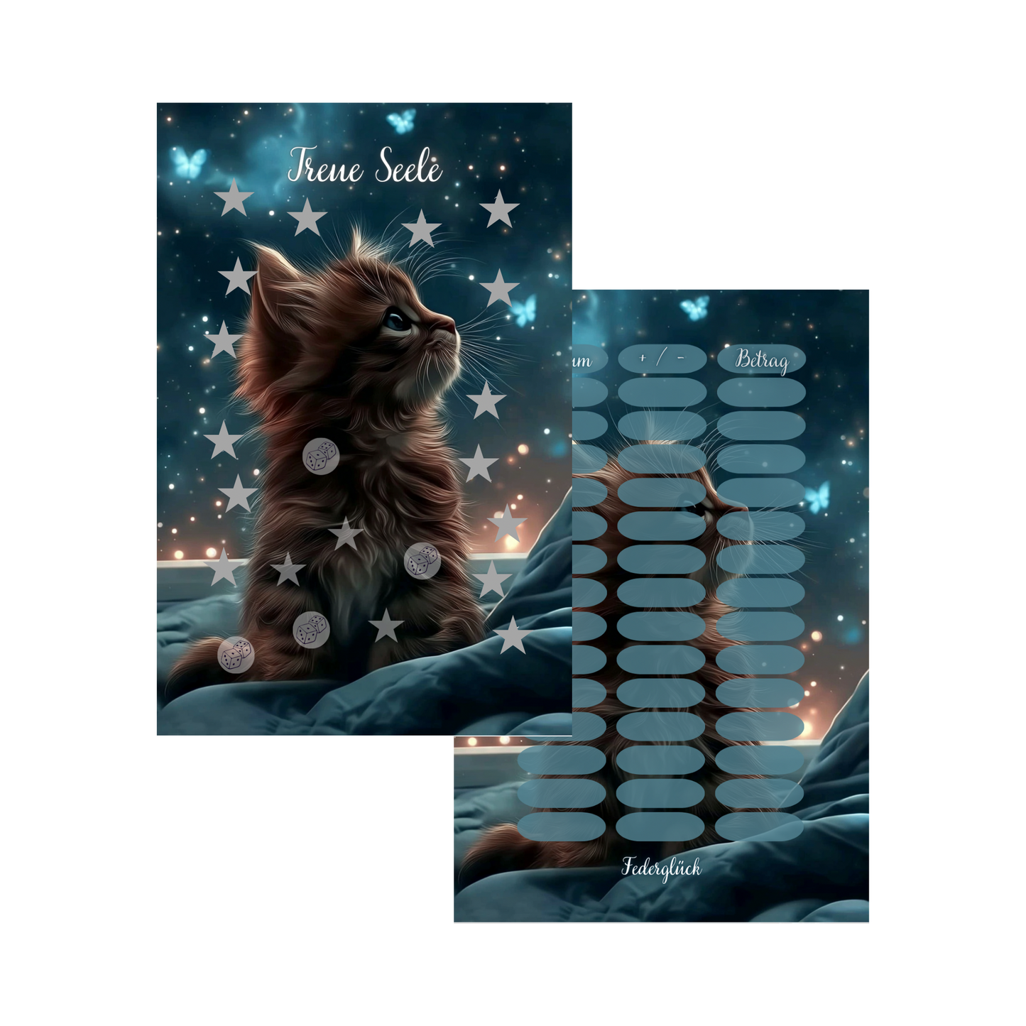 Treue Seele Katze A7 Mixchallenge * matt foliert*