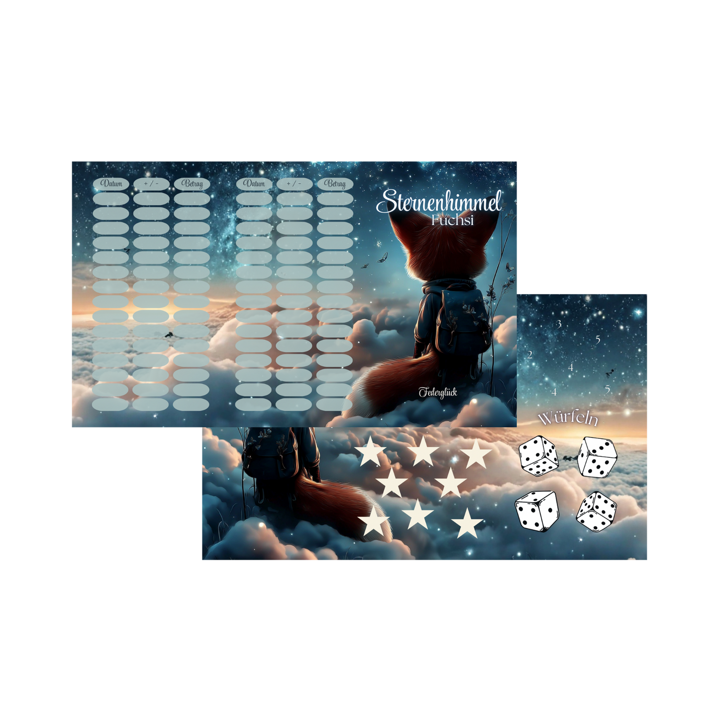 Sternenhimmel Fuchsi *matt foliert*