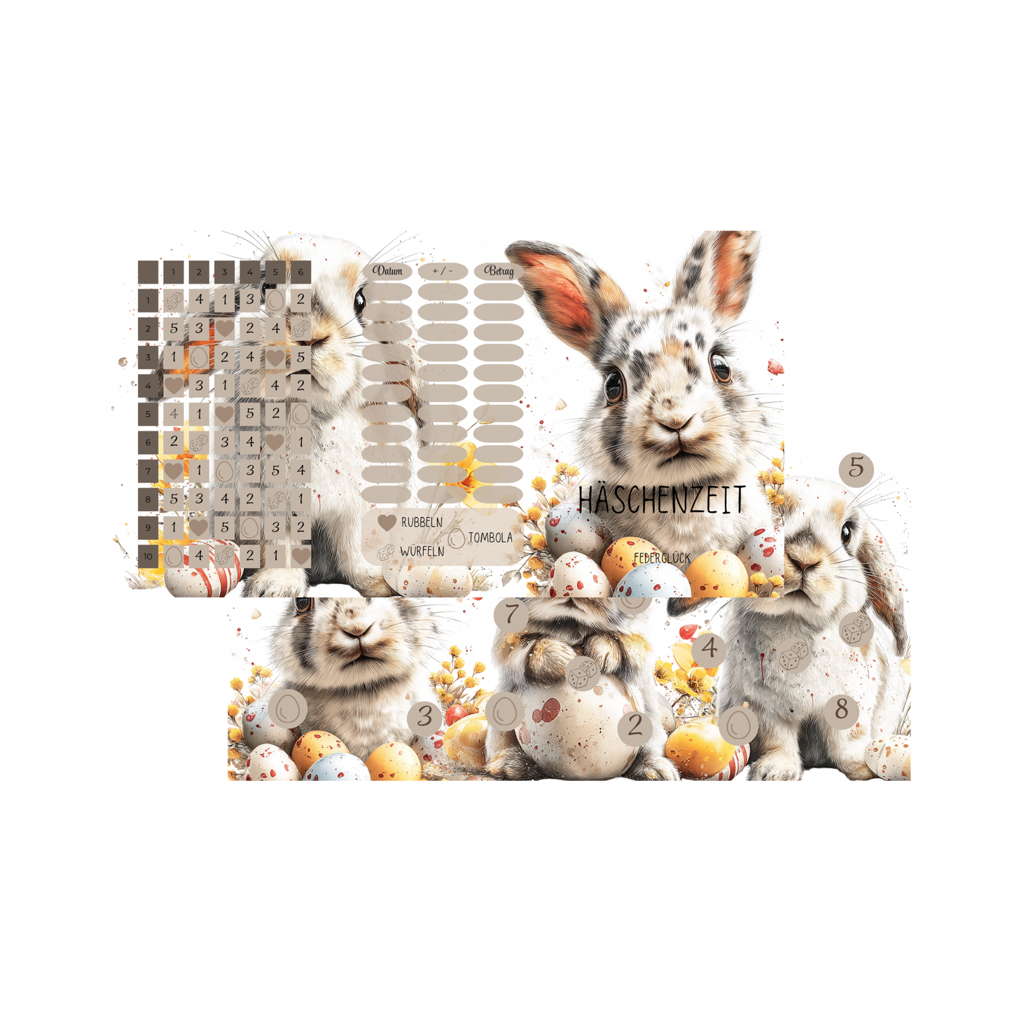 Häschenzeit A7 *matt foliert*