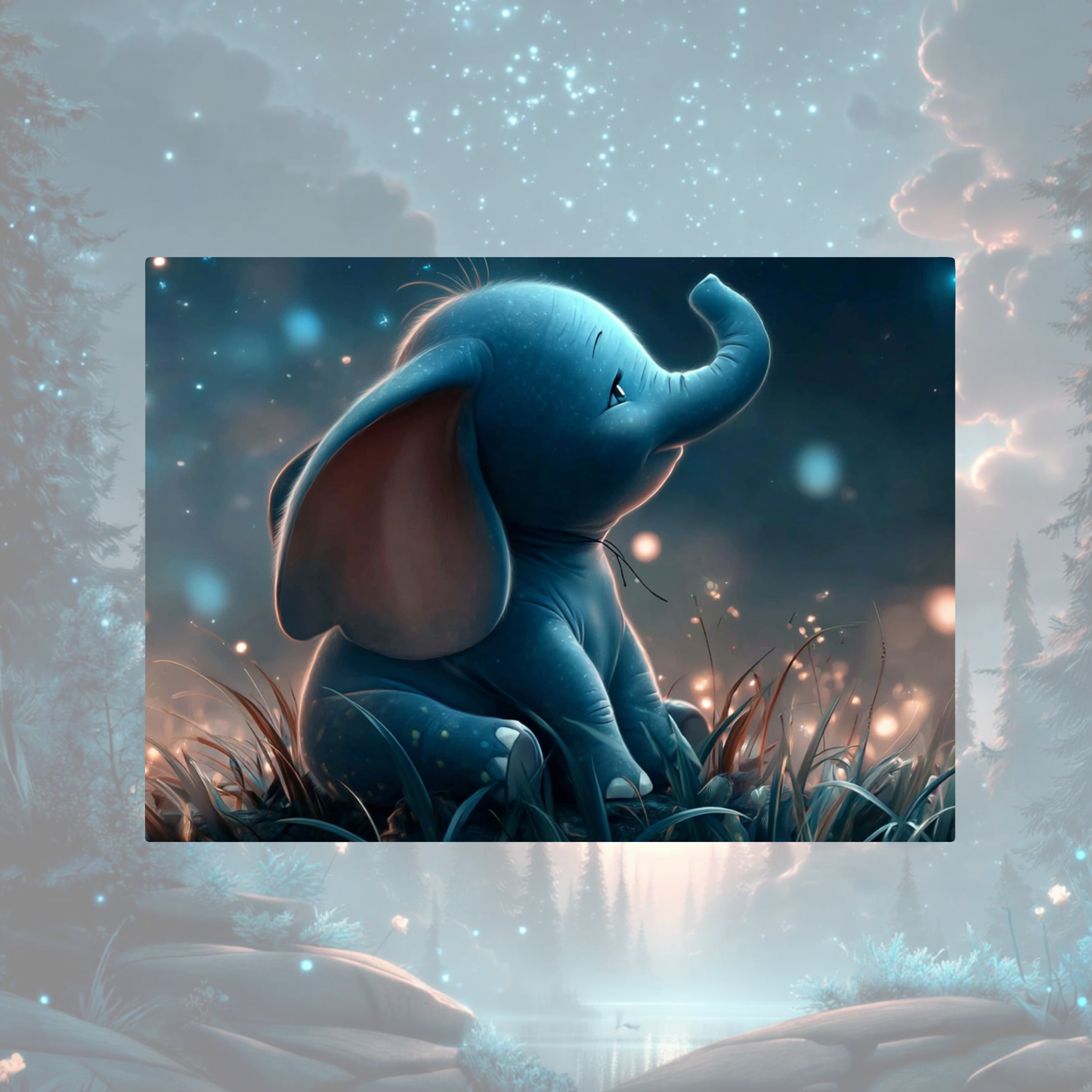 Mauspad Elefant 27x19cm *personalisierbar*