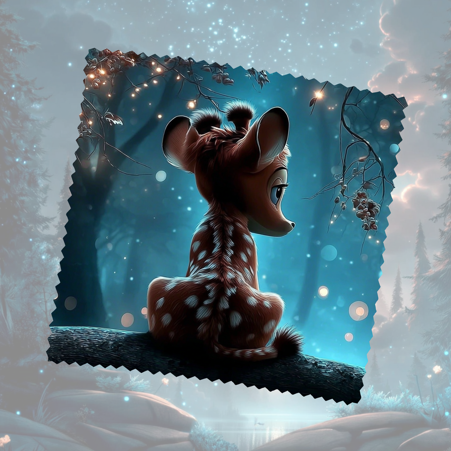 Brillenputztuch Giraffe (3 Größen)