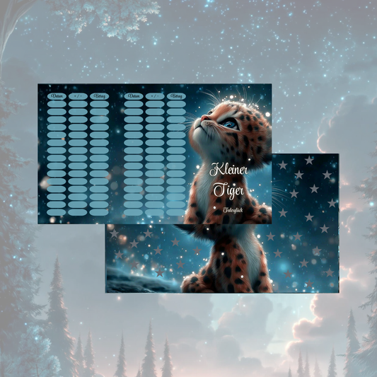 Kleiner Tiger Sternentier *matt foliert*