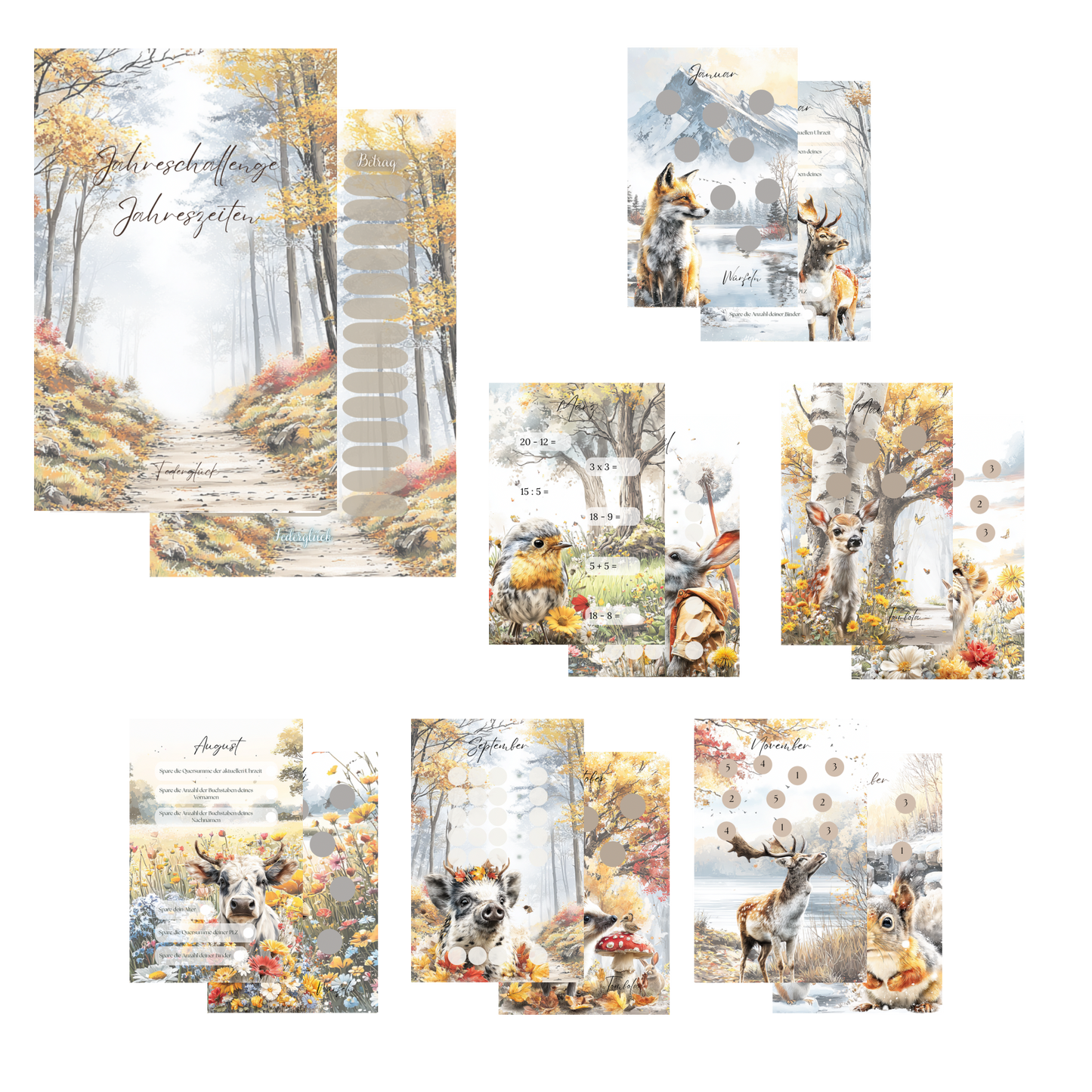 Jahreschallenge A7 *matt foliert*