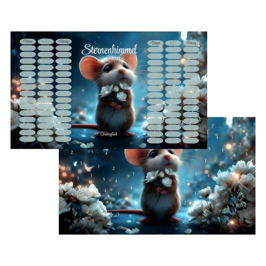 Sternenhimmel Maus *matt foliert*