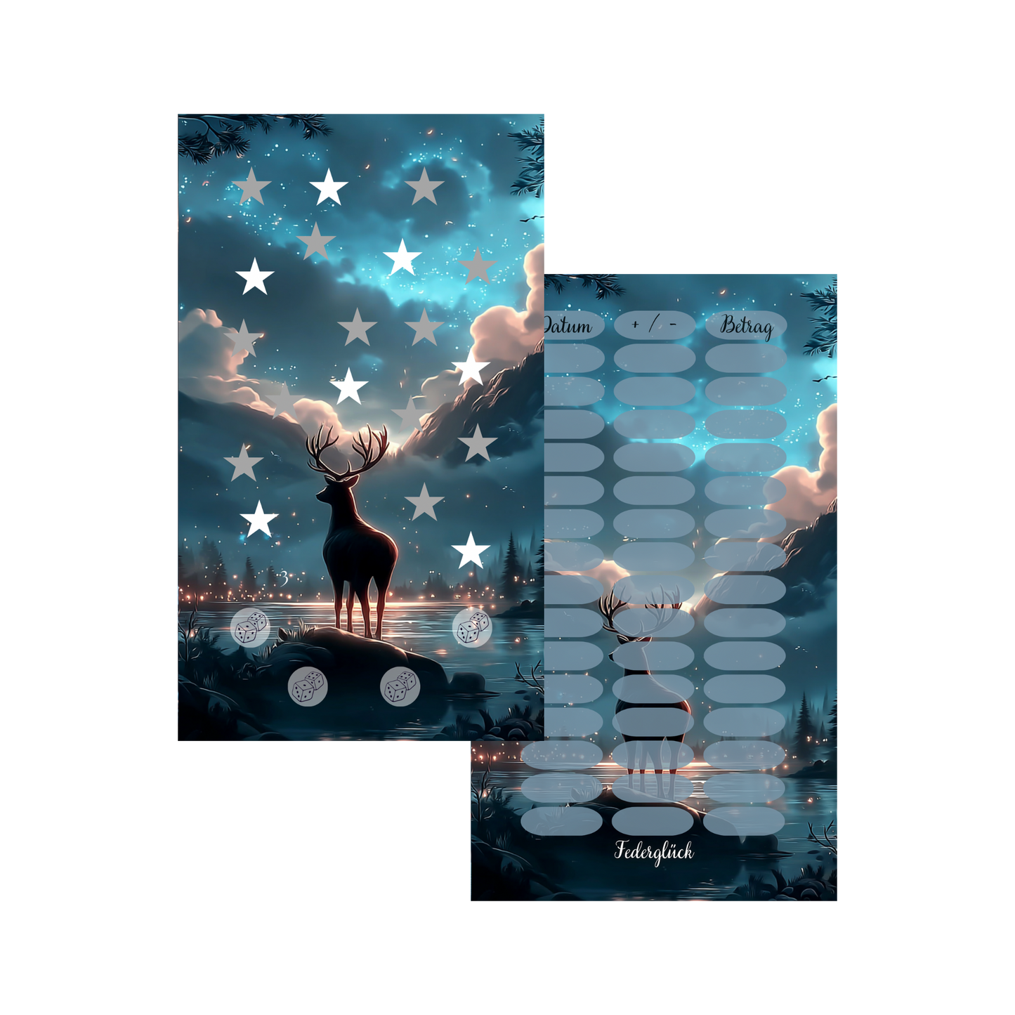 Sternenhimmel Hirsch Mixchallenge *matt foliert*