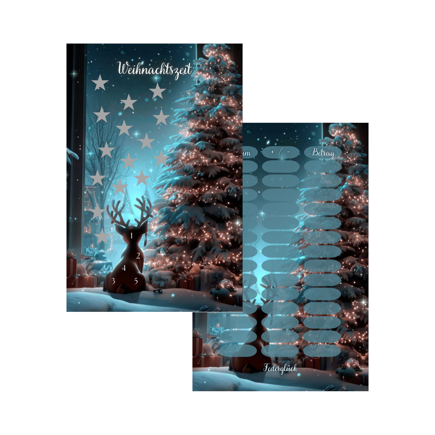 Weihnachtszeit A7 Mixchallenge * matt foliert*