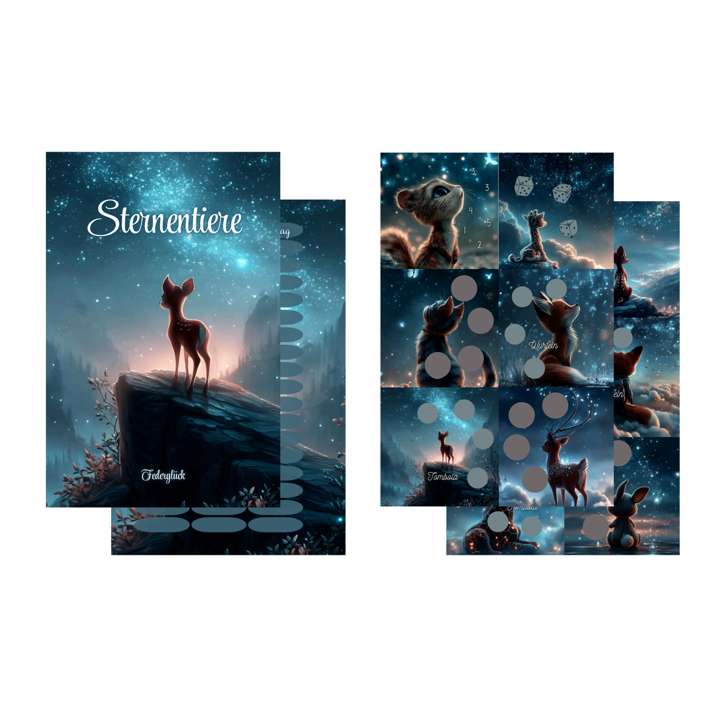 Minijahreschallenge Sternentiere *matt foliert*