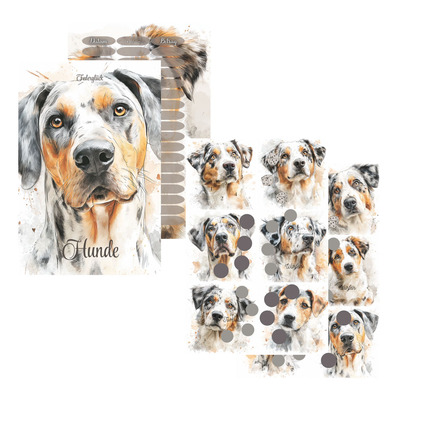 Minijahreschallenge Hunde A6 *matt foliert*