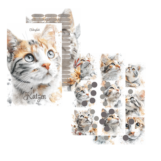 Minijahreschallenge Katzen A6 *matt foliert*