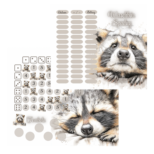 Waschbär SpaDay A6 *matt foliert*