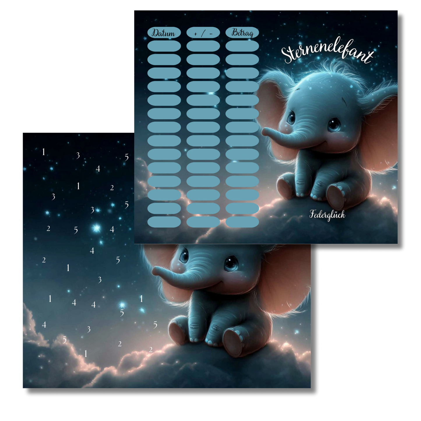 Sternenelefant A6 *matt foliert*