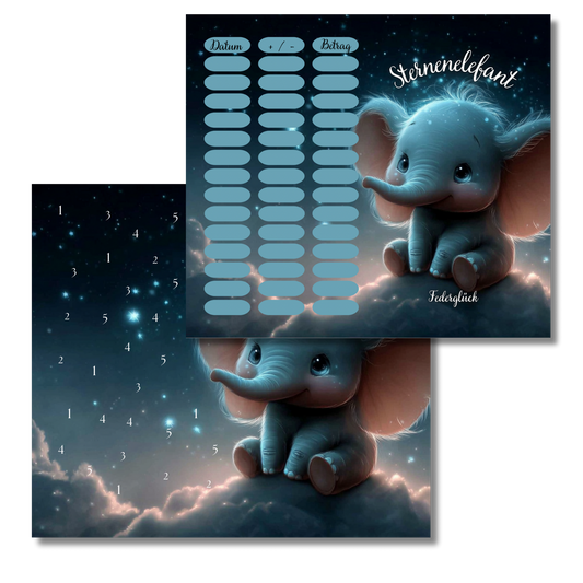 Sternenelefant A6 *matt foliert*