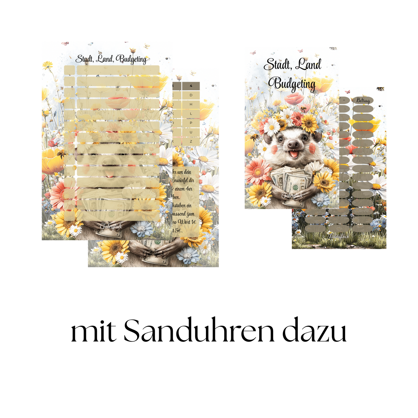 Stadt, Land, Budgeting *matt foliert*