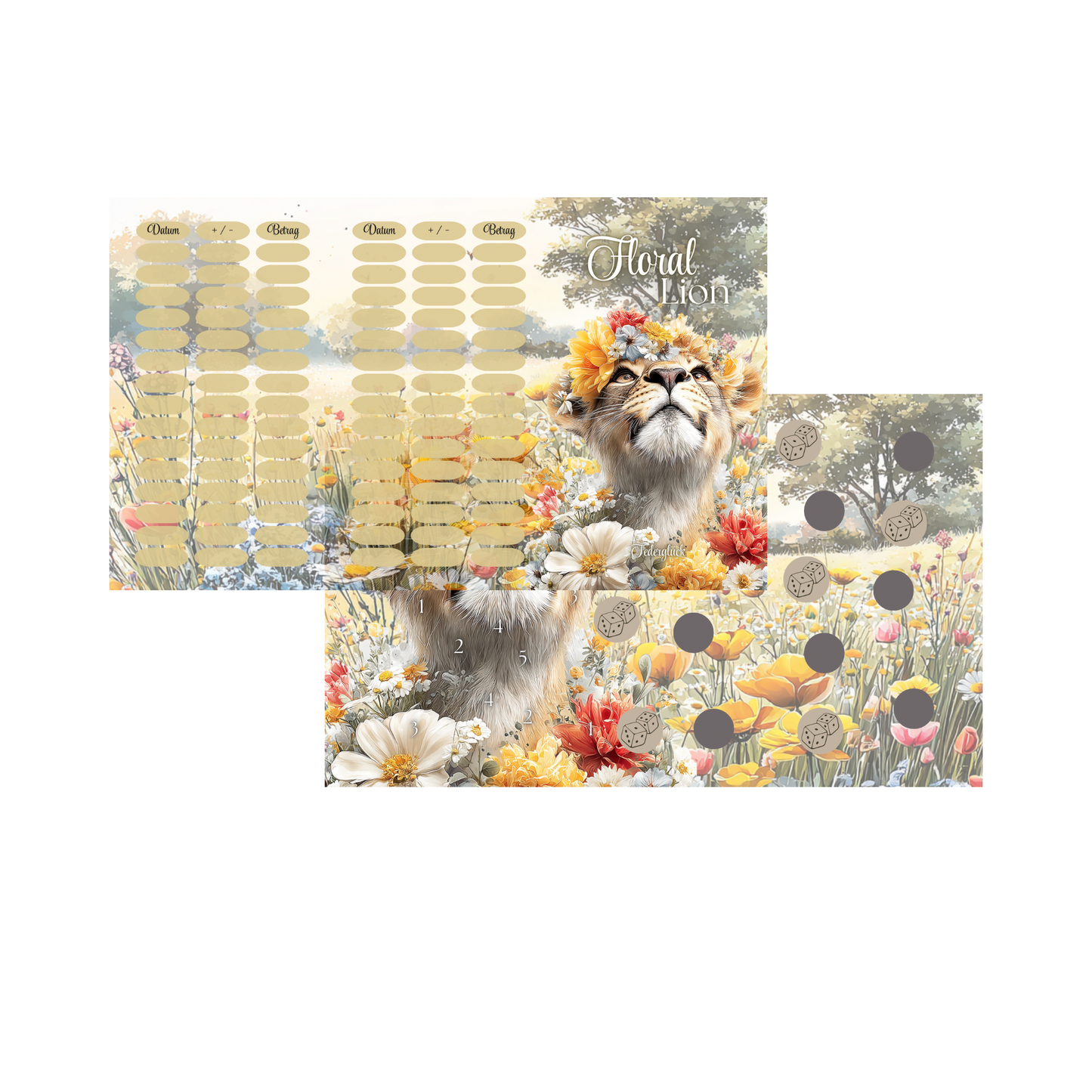 Floral Lion *matt foliert*