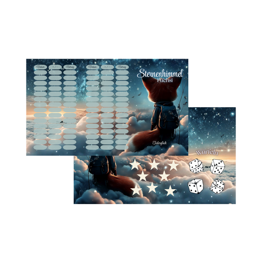 Sternenhimmel Fuchsi *matt foliert*