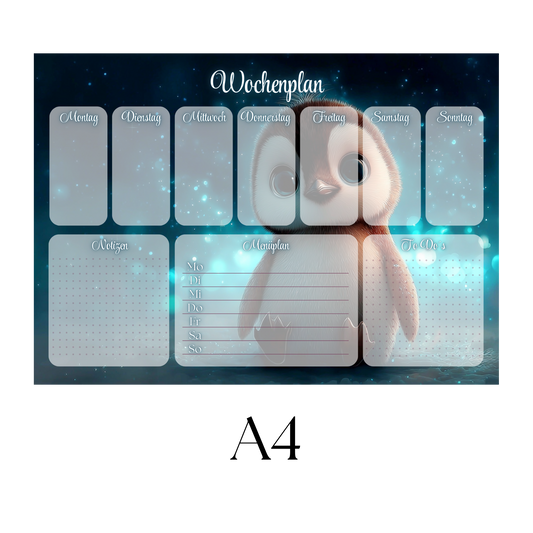 Wochenplaner Pinguin A4