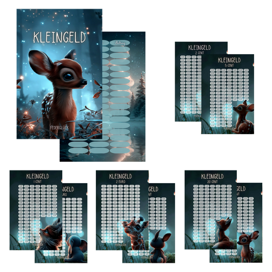 Kleingeld Sternentiere *matt foliert*