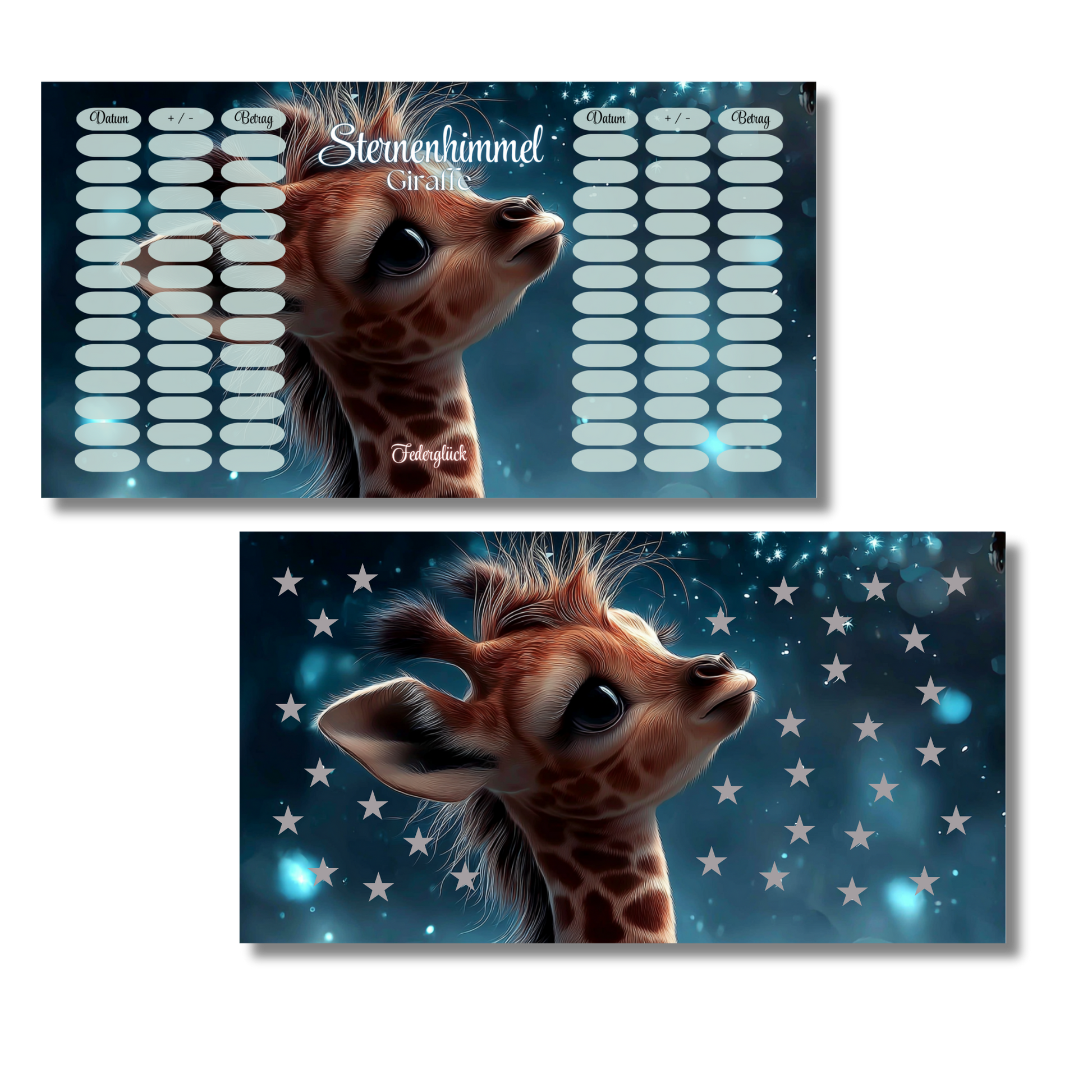 Sternenhimmel Giraffe A7 *matt foliert*