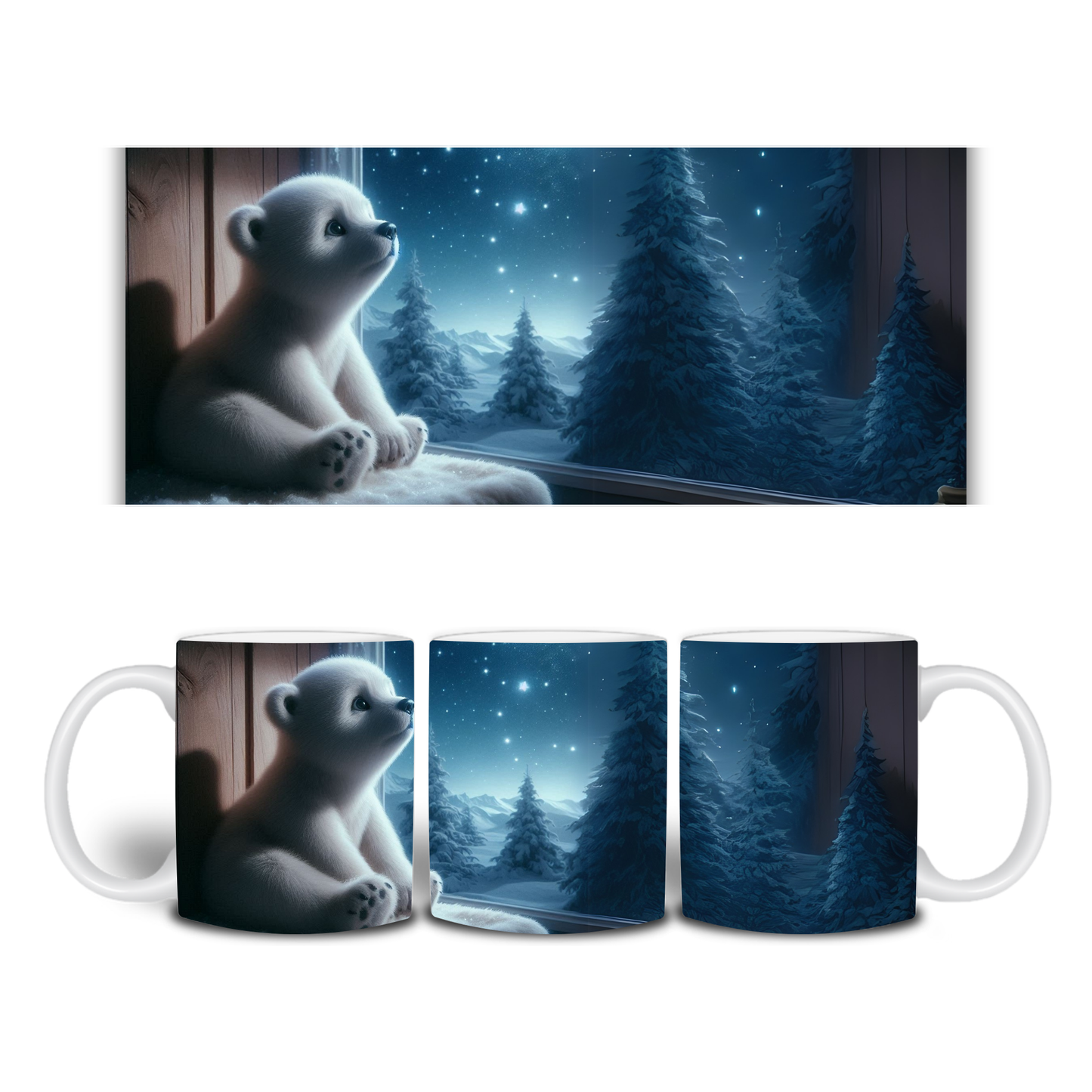 Tasse / Spardose Eisbär