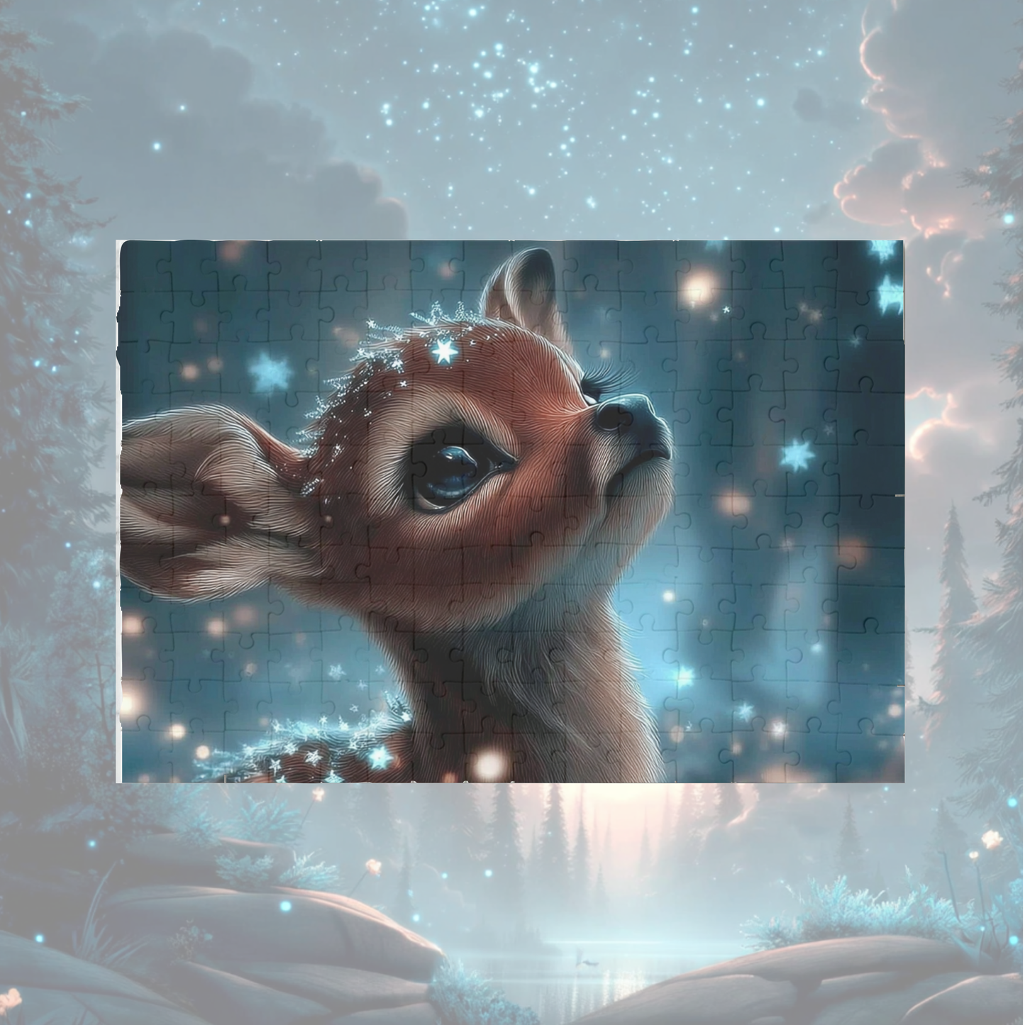 Puzzle Reh *personalisierbar* (2 Größen)