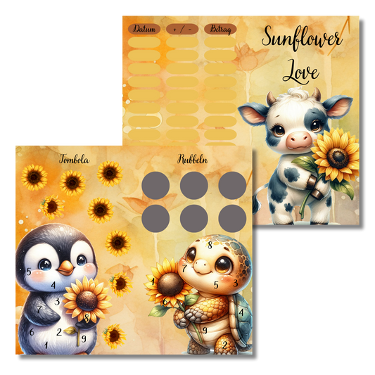 Klappkarte Sunflower Love