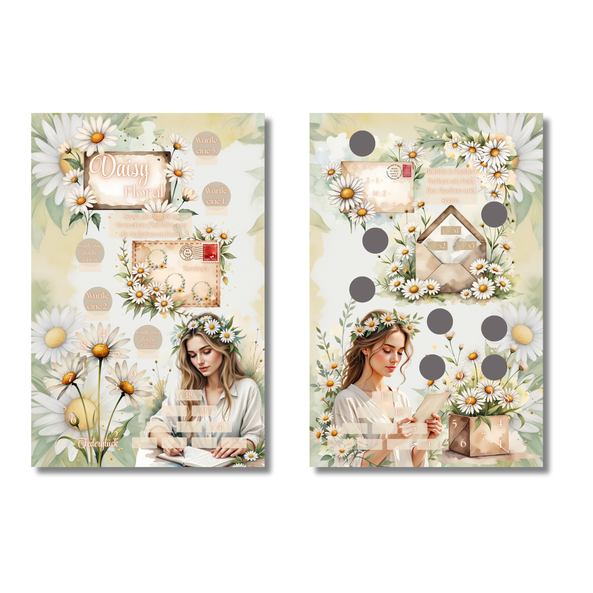 Daisy Floral (zum einheften)
