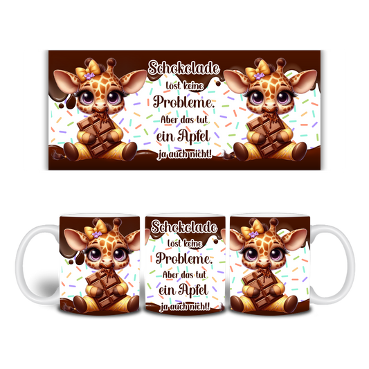 Tasse Schokoladengiraffe