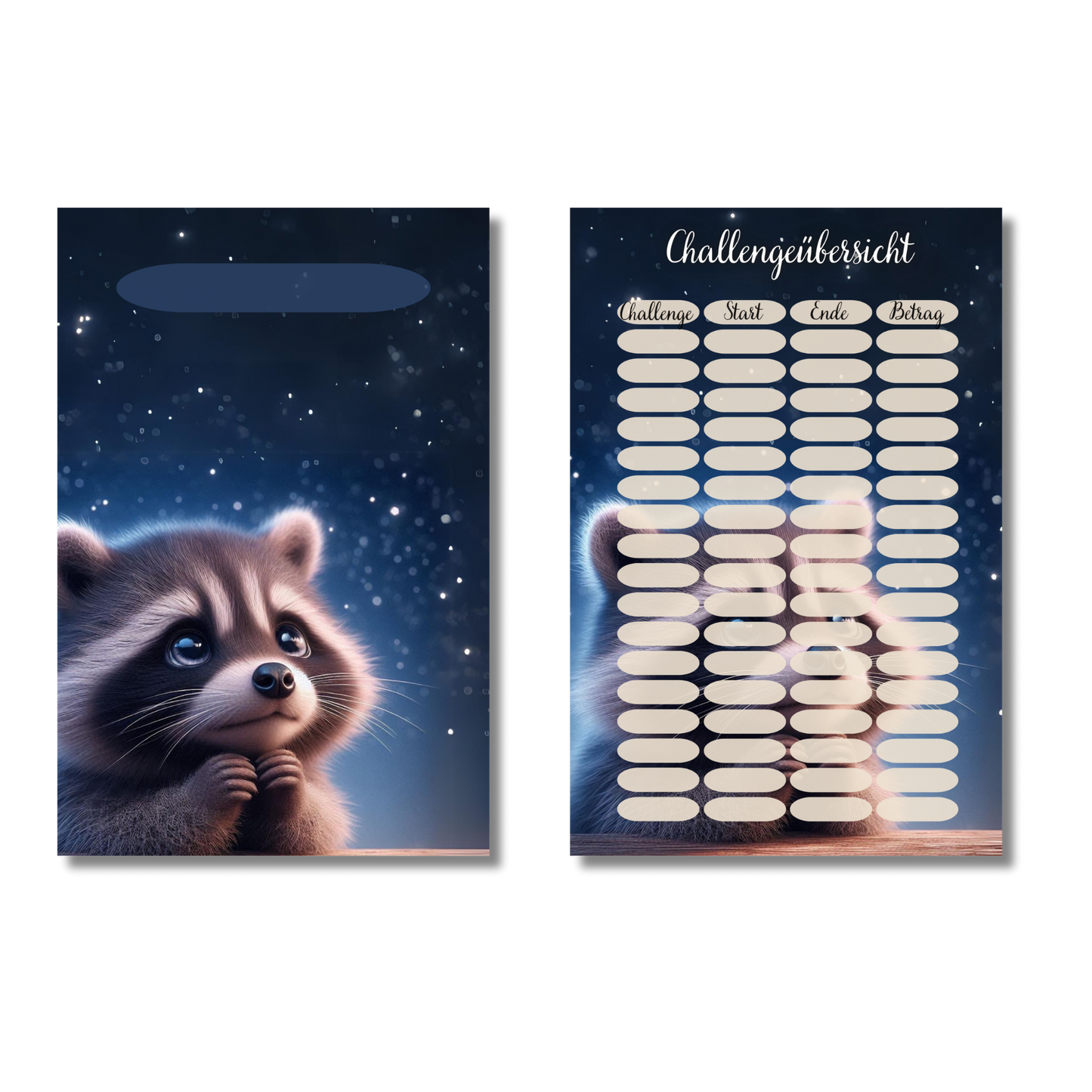 Deckblatt Waschbär A6 *matt*