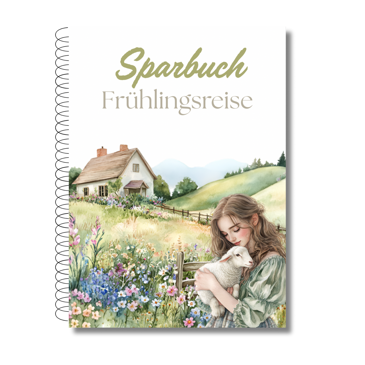 Sparbuch Frühlingsreise (Spiralbindung) 46 Seiten
