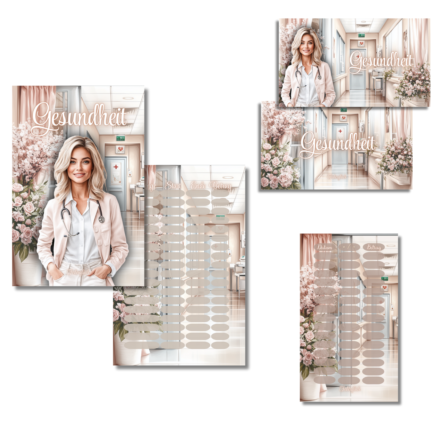 Deckblattset Gesundheit *matt foliert*