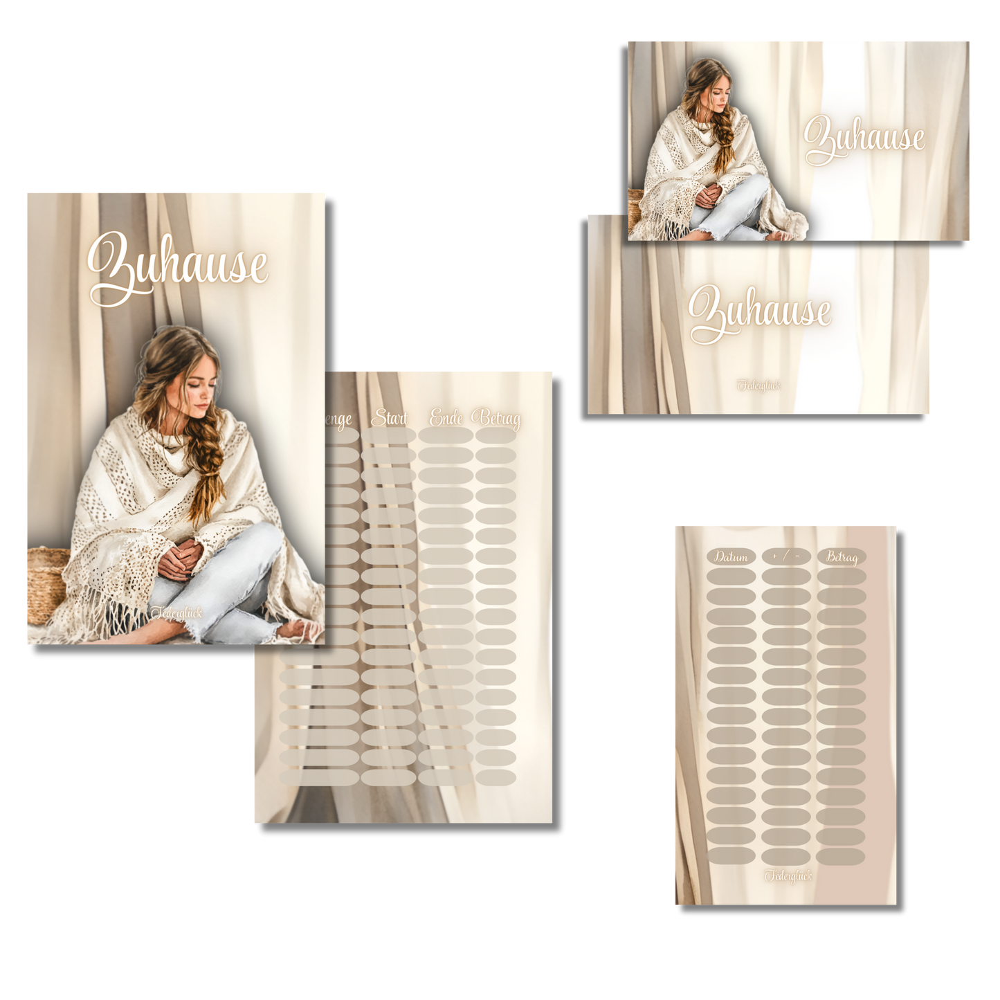 Deckblattset Zuhause *matt foliert*