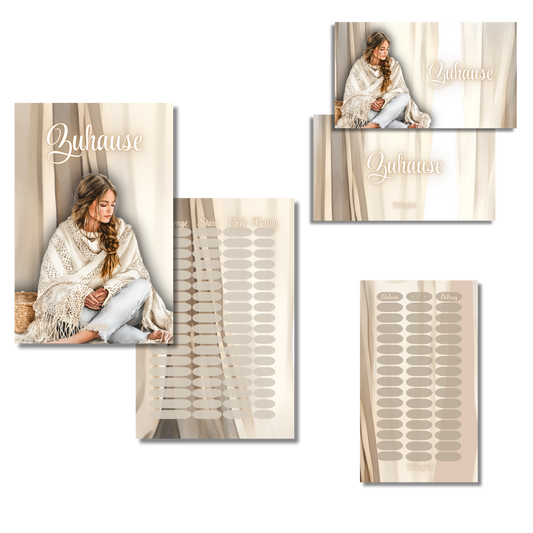 Deckblattset Zuhause *matt foliert*