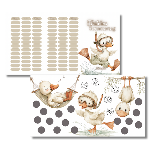 Fridolins Badetag A7 *matt foliert*