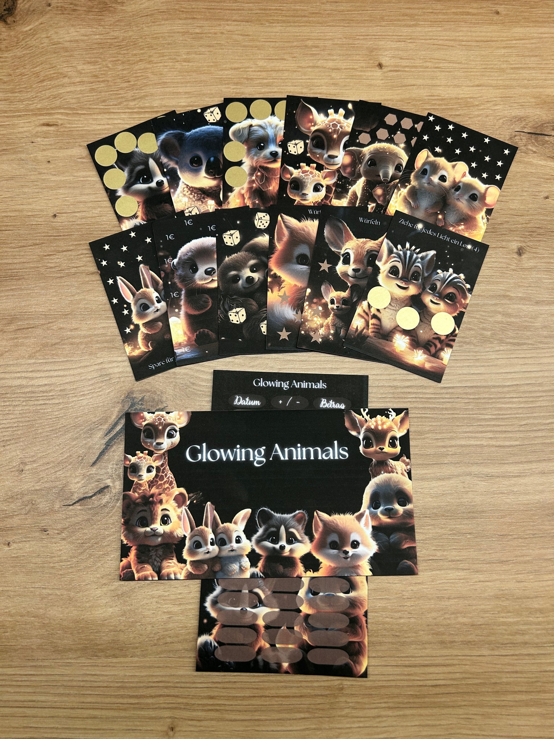 Mini Jahreschallenge Glowing Animals
