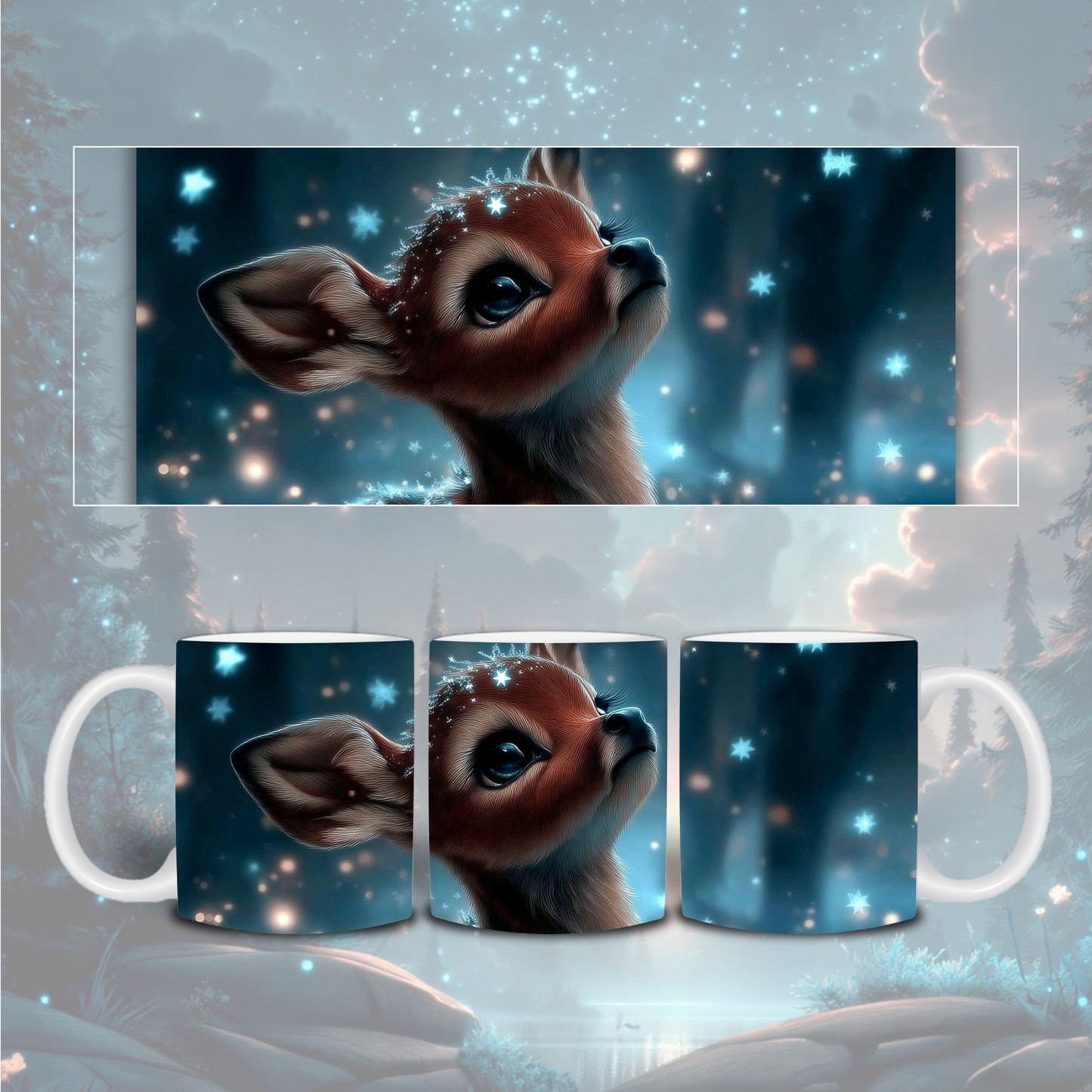 Tasse Reh *personalisierbar*