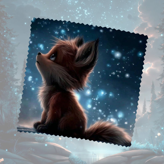 Brillenputztuch Fuchs (3 Größen)