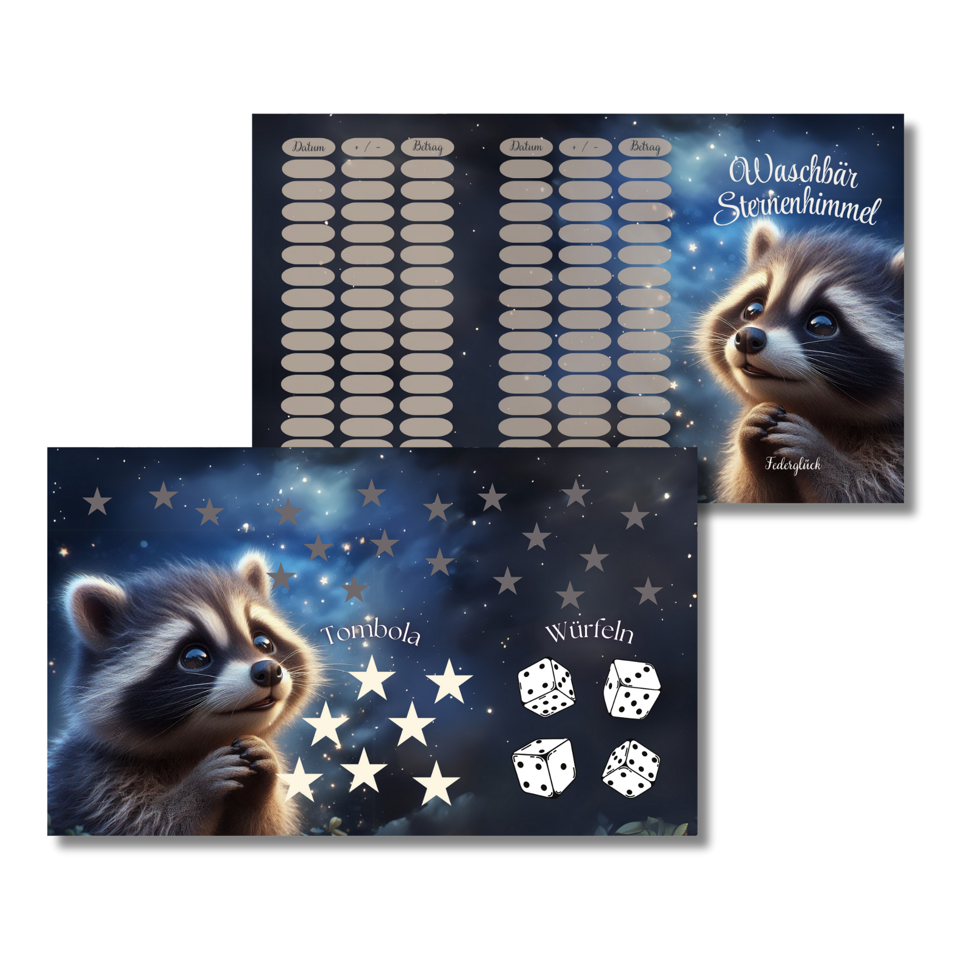 Waschbär Sternenhimmel