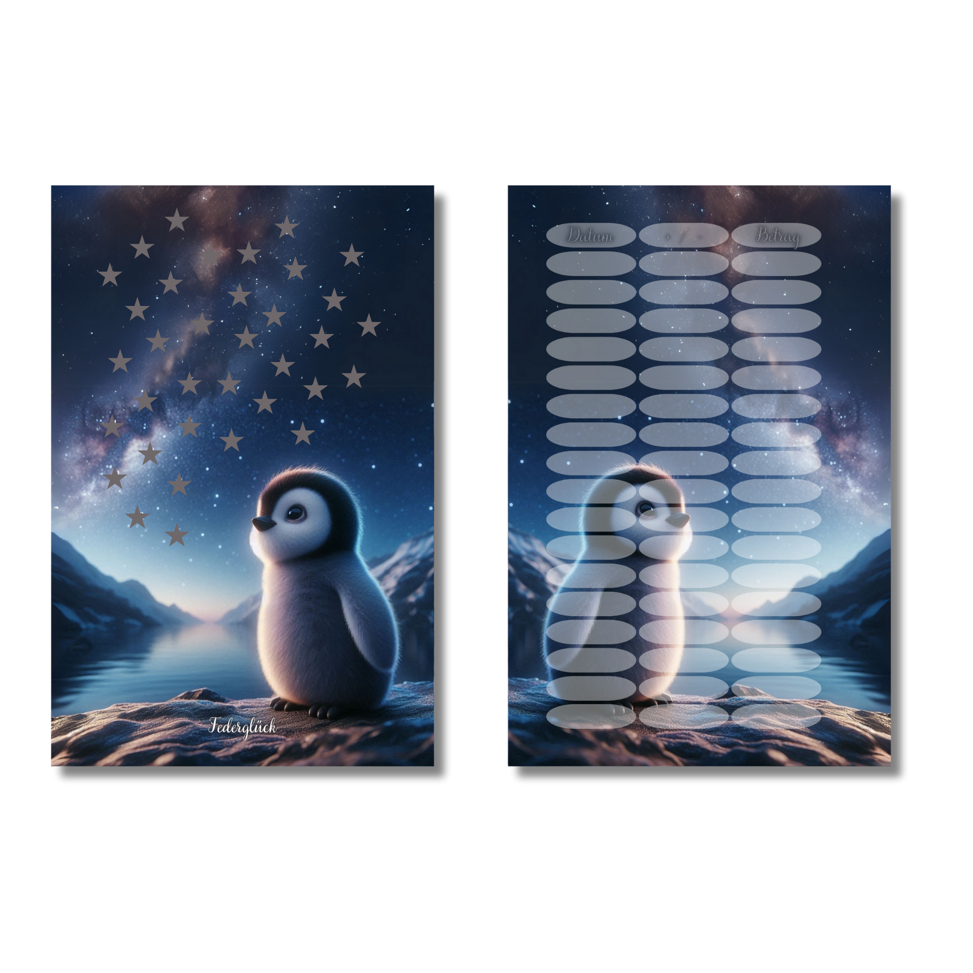 Pinguin Sternenhimmel
