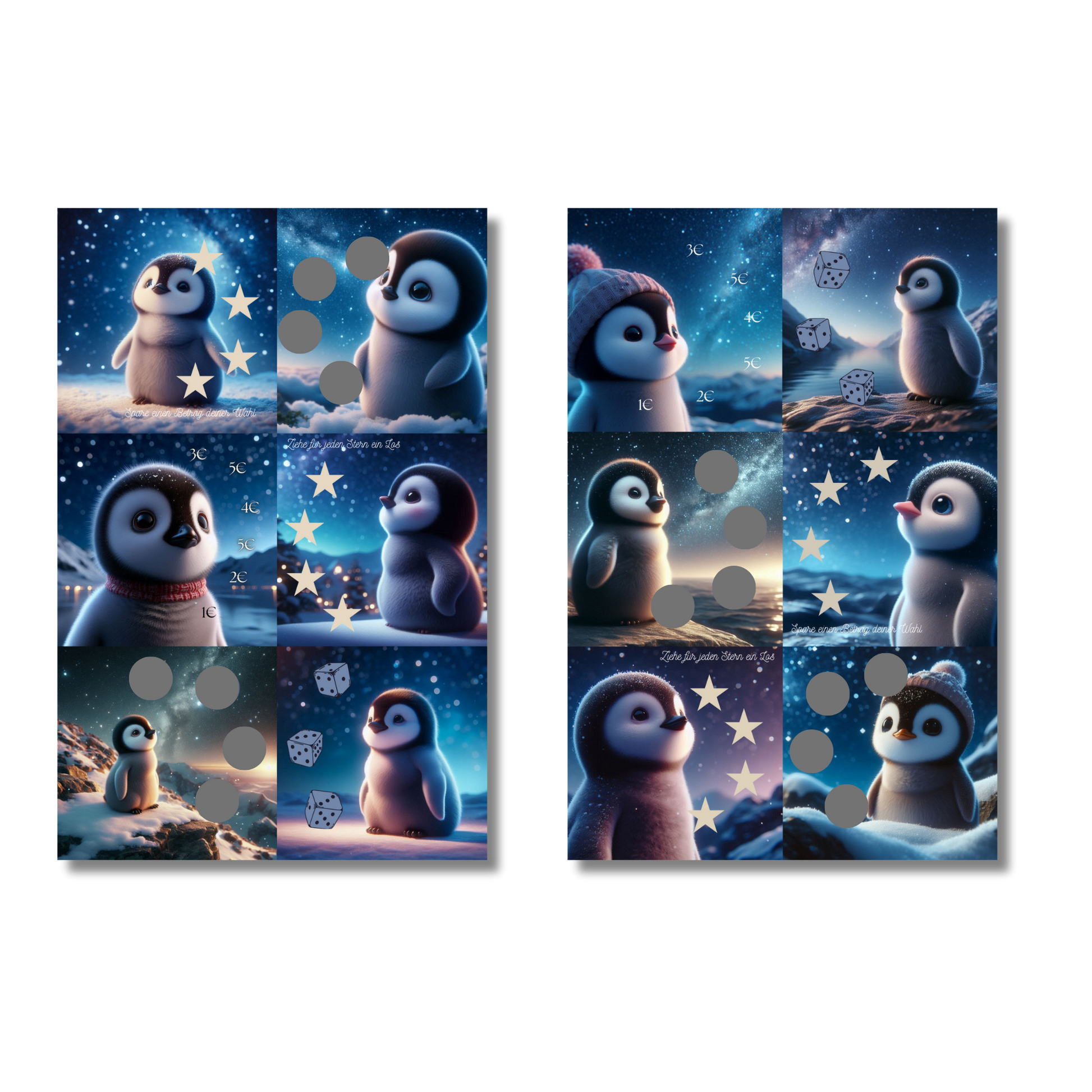 Pinguin Sternhimmel / Jahreschallenge